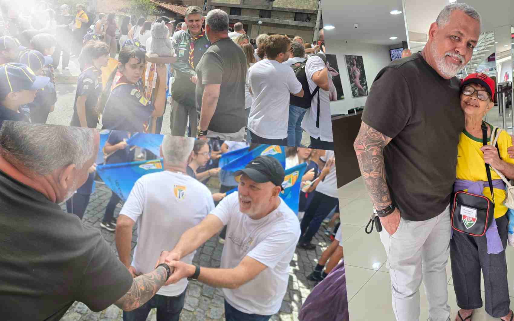 Fomos bem recebidos em Nova Friburgo. Pré-campanha voando